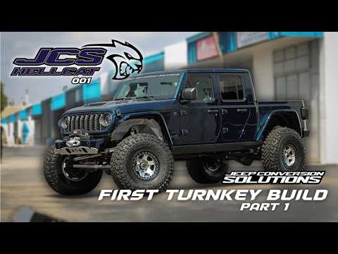 JCS Hellcat 001 Pt. 1: Our First Turnkey Jeep Gladiator Hellcat in 30 Days!