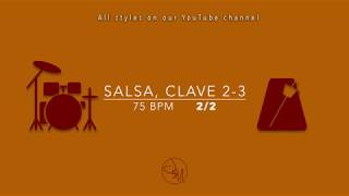 Metronome. Salsa, clave 2-3 75bpm 2:2
