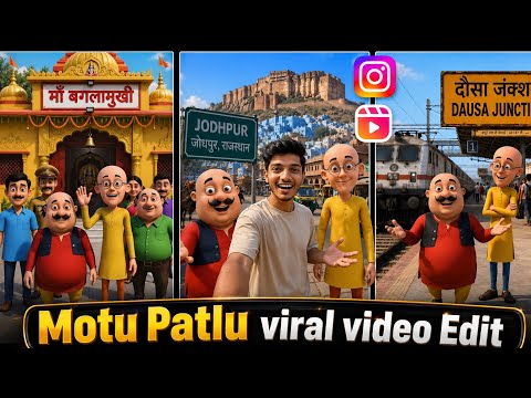 Instagram Motu Patlu Viral Ai Video Edit || Trending Motu Patlu Video Tutorial Editing 