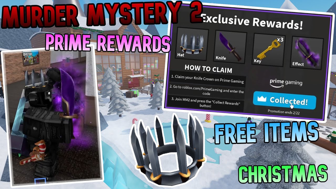 NEW Murder Mystery 2  PRIME REWARDS! 