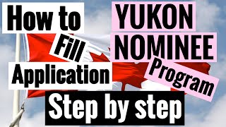 Application for the YUKON NOMINEE PROGRAM#YCP#canada#immigration#employer driven program