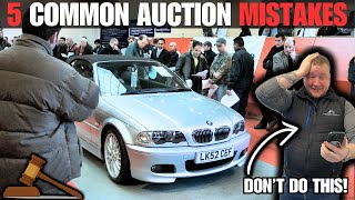 5 Car Auction Mistakes You Need To Avoid!