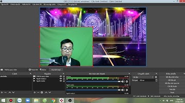 Tạo hiệu ứng sân khấu ảo, bướm bay, tuyết rơi bằng phần mềm OBS để hát livestream, quay video.