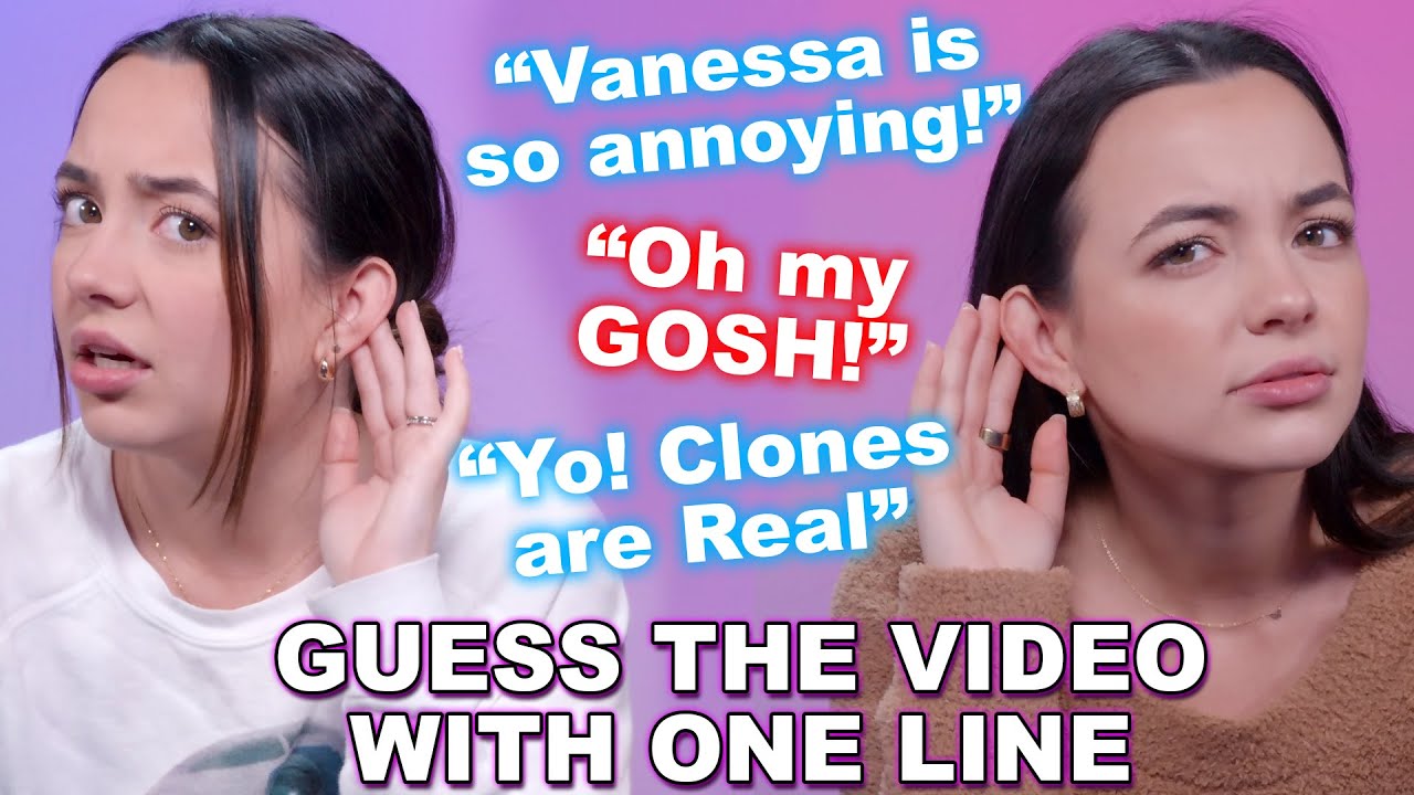 Guessing Our Old Videos by One Line ONLY!  - Merrell Twins