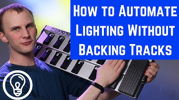 How to Automate Lighting Without Backing Tracks