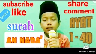 surah an naba' | Nursya'ban Rahmatullah