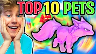 Top 10 BEST RAREST PETS IN PRODIGY!!! [RARE]