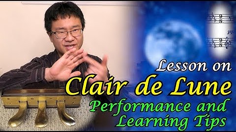 Lesson on "Clair de Lune" - Sostenuto (Middle) Pedal, Soft Pedal, Finger Shape Rule Exception, etc.