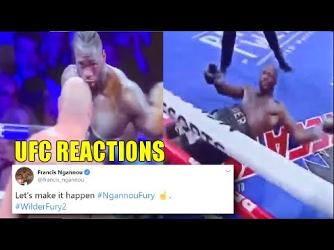 MMA Pro's react to Tyson Fury DESTROYING Deontay Wilder via TKO 7th Round