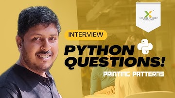 INTERESTING INTERVIEW QUESTIONS with Mr.LOGANATHAN | Python Printing Patterns