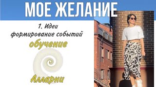 Мое Желание. 1. Идеи, формирование событий. Обучение Алларни