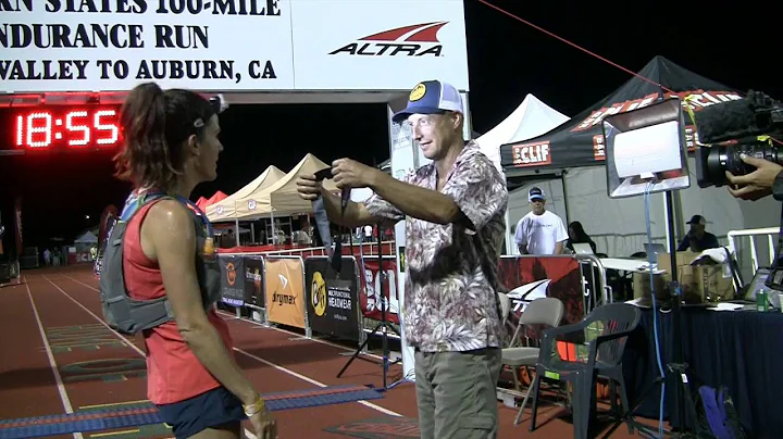 Amy Sproston 2016 Western States 100 Finish