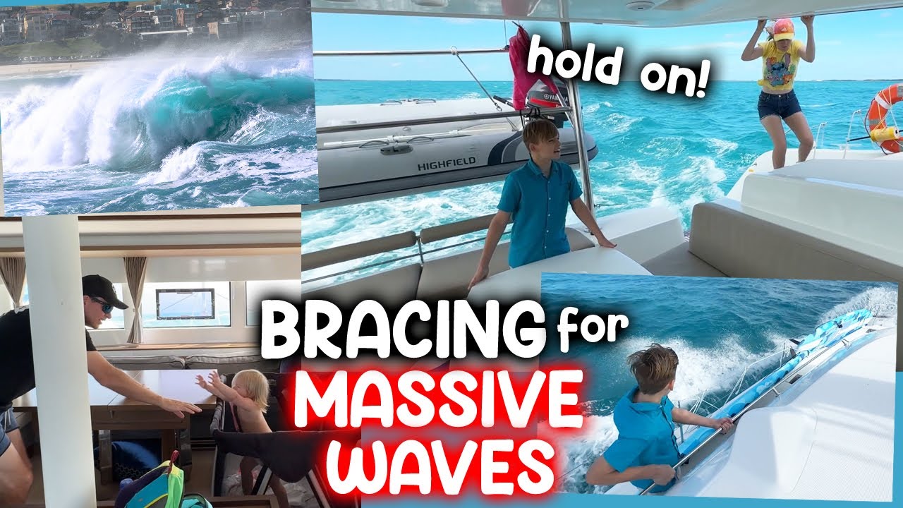 Monster Waves Hit our Boat in the Bahamas!