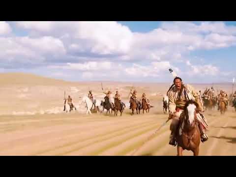 Quanah Parker leads Comanche cavalry charge #comanche #cavalry #cavalrycharge #parker #crazy #horse 