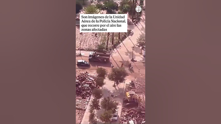 Valencia desde el aire: así sigue una semana después de la DANA #Valencia #DANA #Inundaciones