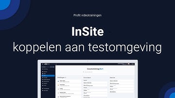 InSite koppelen aan een testomgeving
