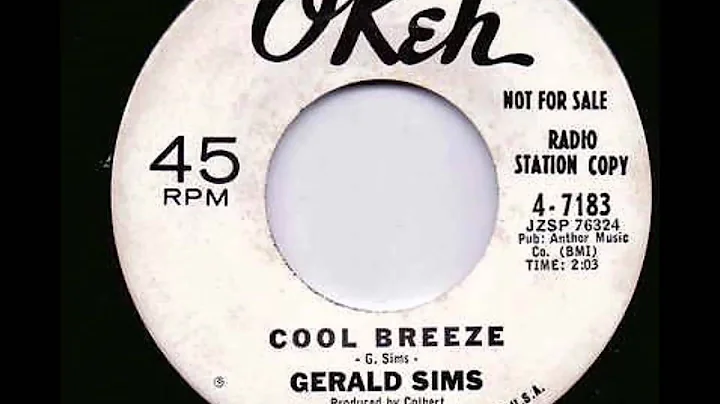 Gerald Sims....    Cool Breeze.   1963.