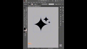 How to Create Shiny Star Sparkle Effect in Adobe Illustrator | Easy Vector Tutorial