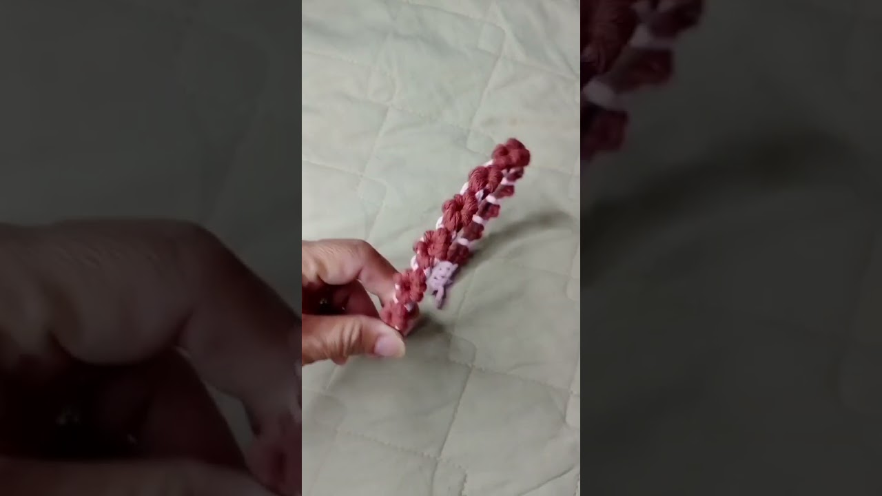 Macrame Daisy Flower Hairband