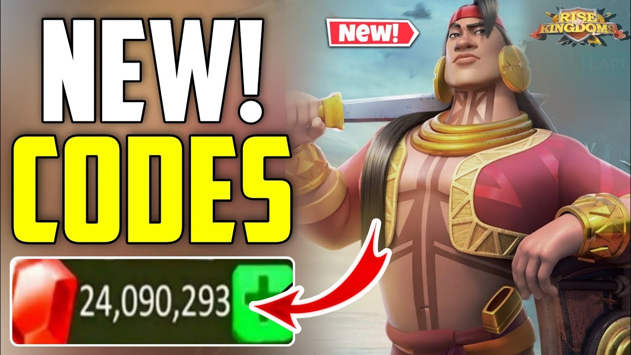 ⚠️NEW CODES!!! ⚠️RISE OF KINGDOMS l CODES 2024 - RISE OF KINGDOM CODES ...