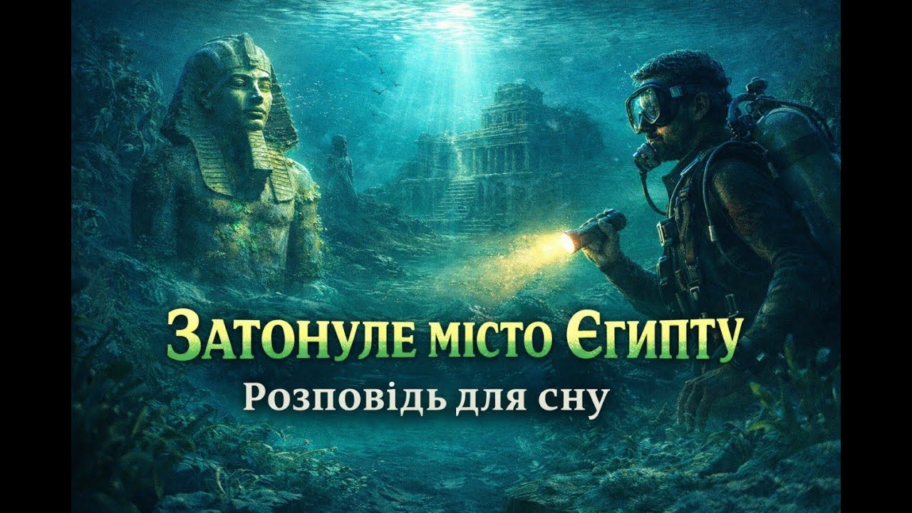 Затонула цивілізація Єгипту 🌊 Геракліон: таємниці під водою  | Історія для сну