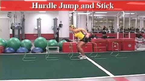 Hurdle Jump and Stick