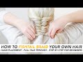 How To Fishtail Braid Your Own Hair Step By Step For Beginners 🌸 Cute & Easy Braid for Everyday [CC]