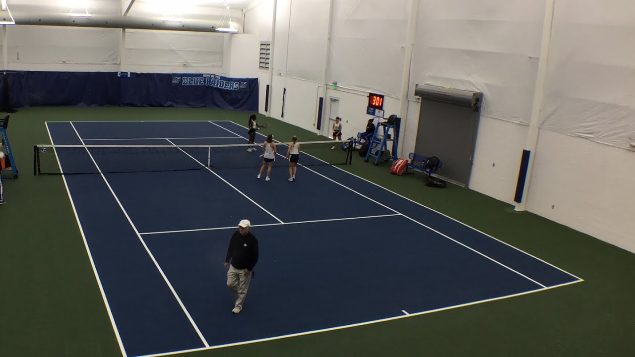 Women’s Tennis vs UTM | Doubles Court 3 - YouTube