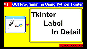 Tkinter Label widget In Detail | GUI Programming Using Python Tkinter #3