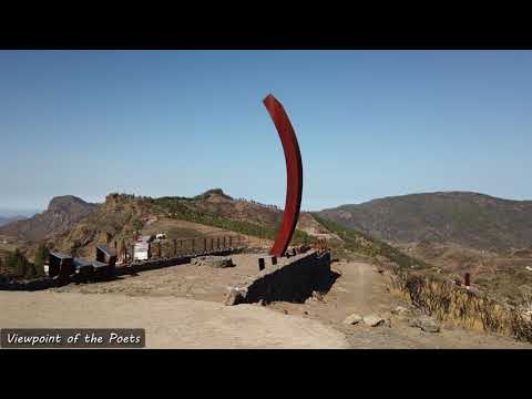 Tour a pé por Artenara - uma pitoresca vila nas montanhas de Gran Canária, Espanha | Vídeo