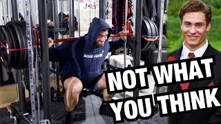 SISTER EXPOSES ME | Basement Leg Day