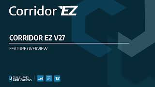 Corridor EZ V27 | New Features