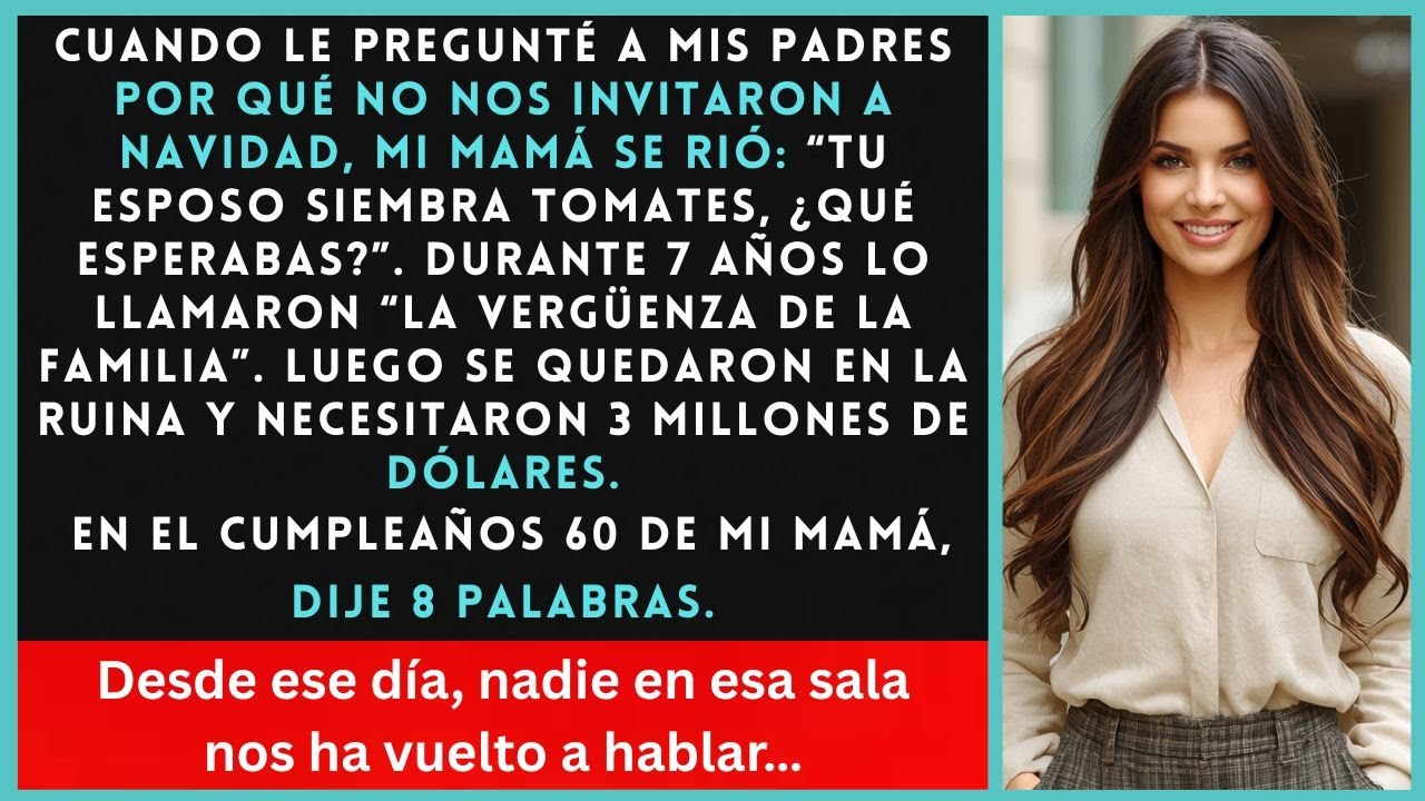 Mis padres se burlaron de mí por casarme con un granjero.hasta que nos negamos a sacarla del apuro..