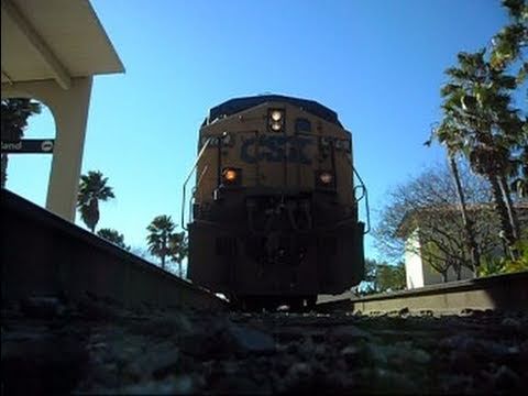 Tropicana Train Runs Over My Camera - YouTube