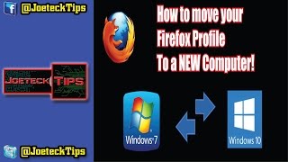 How to move your Firefox Profile to a new computer