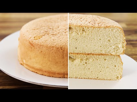 Vanilla Sponge Cake Recipe | Genoise