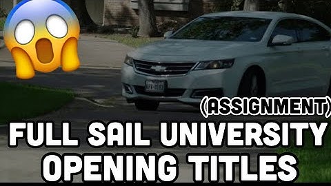 Full Sail University- Opening Titles