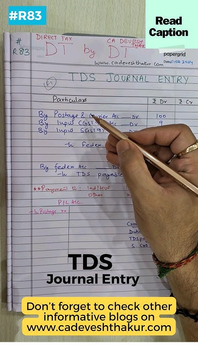 how-to-pass-tds-journal-entry-in-books-of-accounts-tds-entry-in-tally