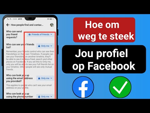 Hoe om jou profiel op Facebook te versteek (2023) 