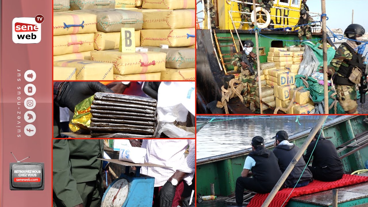 Voici la quantité de haschich retrouvé dans le navire intercepté par la Marine