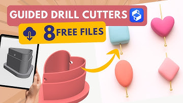 How to Make Jewelry Clay Cutters with Drill Guides in Shapr3D – 8X FREE STL Files Included