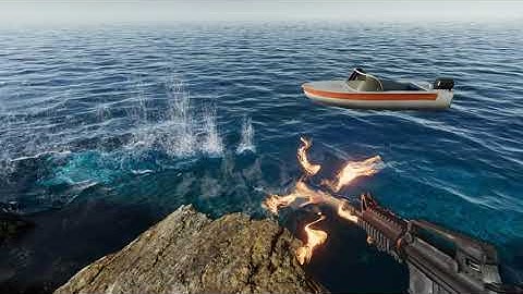 Real-time water bullet impacts (KWS2 Dynamic Water System)