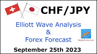 CHF JPY Elliott Wave Analysis | Forex Forecast | September 25, 2023 | CHFJPY Analysis Today