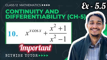 Class 12 Ex 5.5 Q10 Maths | Ex 5.5 class 12 maths q10 | Question 10 exercise 5.5 Class 12