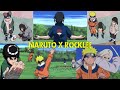 Naruto x rocklee  king of mad g  naruto sasuke rocklee fight