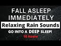 BLACK SCREEN RAIN Sounds For Sleeping - FALL ASLEEP FAST (Beat Insomnia) Relaxing Rain Sounds - ASMR