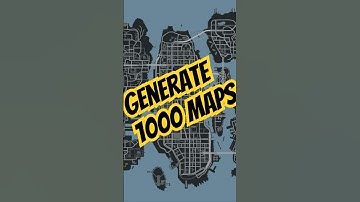 How to generate 1000 maps? #unity #gamedev #gamedesign #devlog