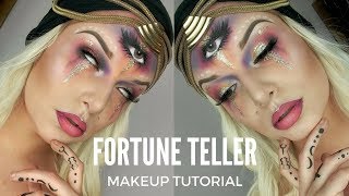 MYSTICAL FORTUNE TELLER HALLOWEEN MAKEUP TUTORIAL | glitzygoddess x