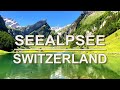 Seealpsee - Lake with view of the Säntis - Canton Appenzell IR - Switzerland