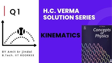 H C VERMA SOLUTIONS::KINEMATICS ::Q 1/EXERCISE /PHYSICS/(IIT JEE/NEET)